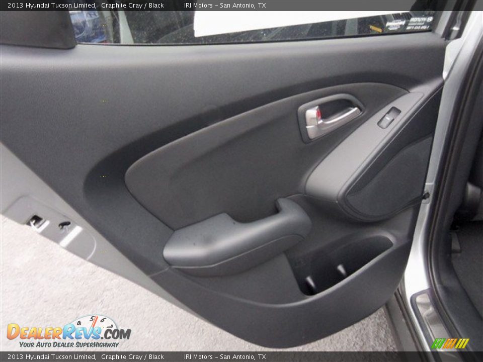 2013 Hyundai Tucson Limited Graphite Gray / Black Photo #11