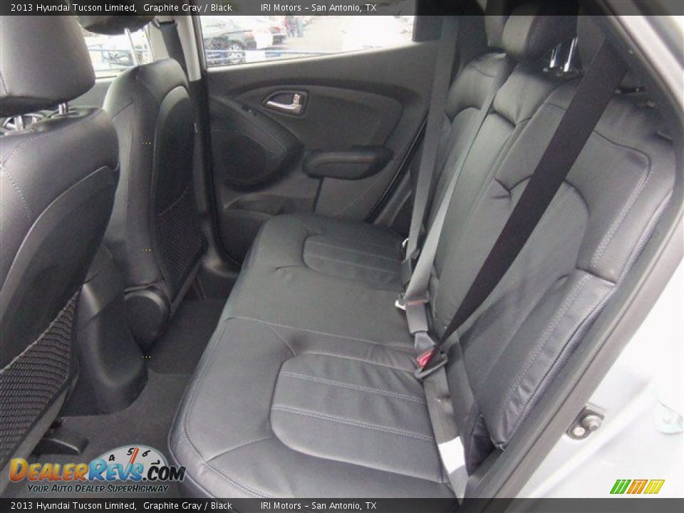 2013 Hyundai Tucson Limited Graphite Gray / Black Photo #12