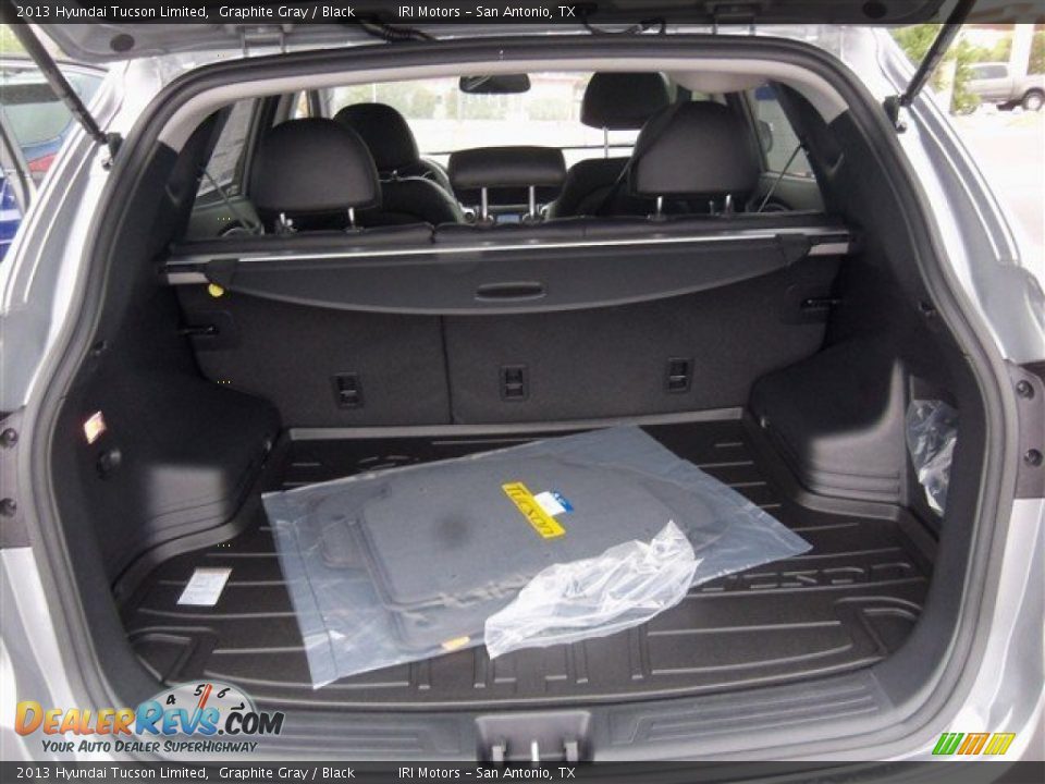 2013 Hyundai Tucson Limited Graphite Gray / Black Photo #13