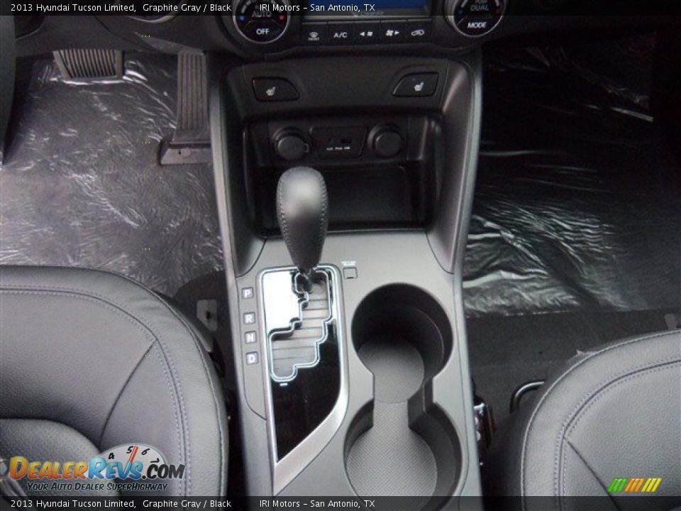 2013 Hyundai Tucson Limited Graphite Gray / Black Photo #16