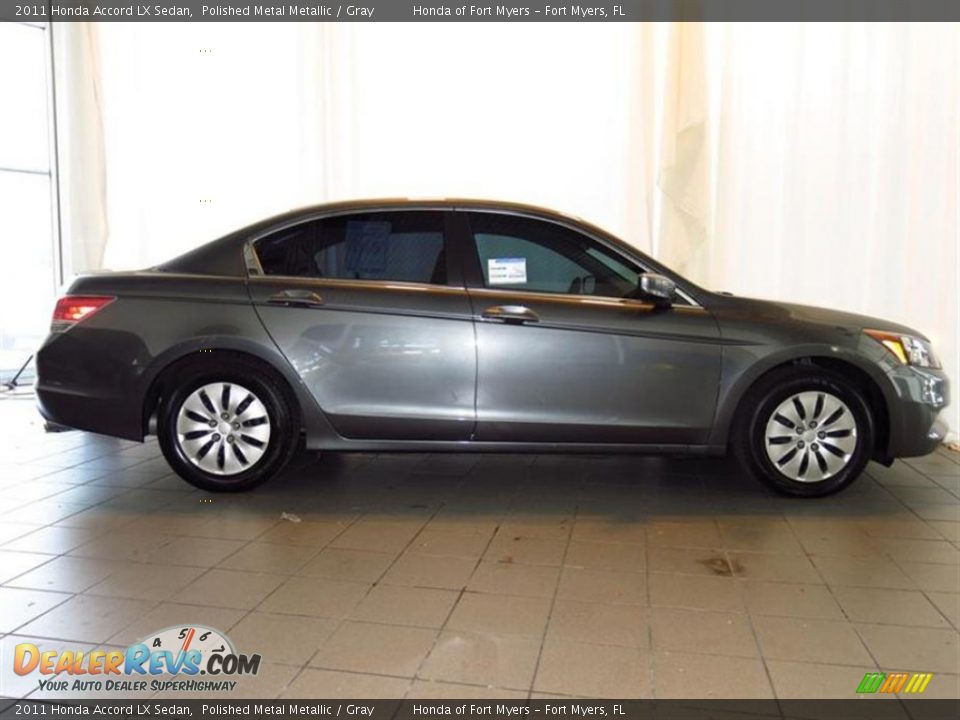 2011 Honda Accord LX Sedan Polished Metal Metallic / Gray Photo #2