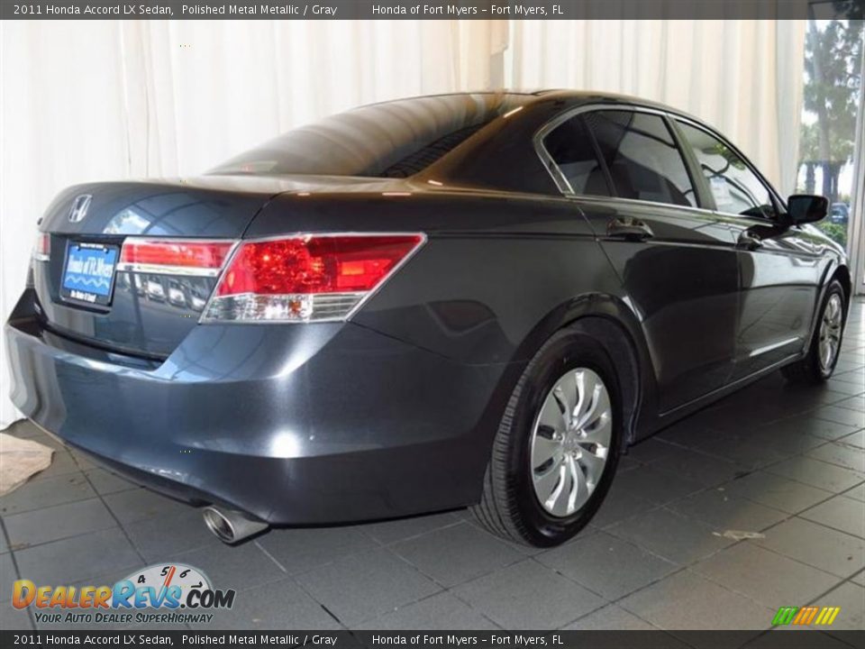 2011 Honda Accord LX Sedan Polished Metal Metallic / Gray Photo #3