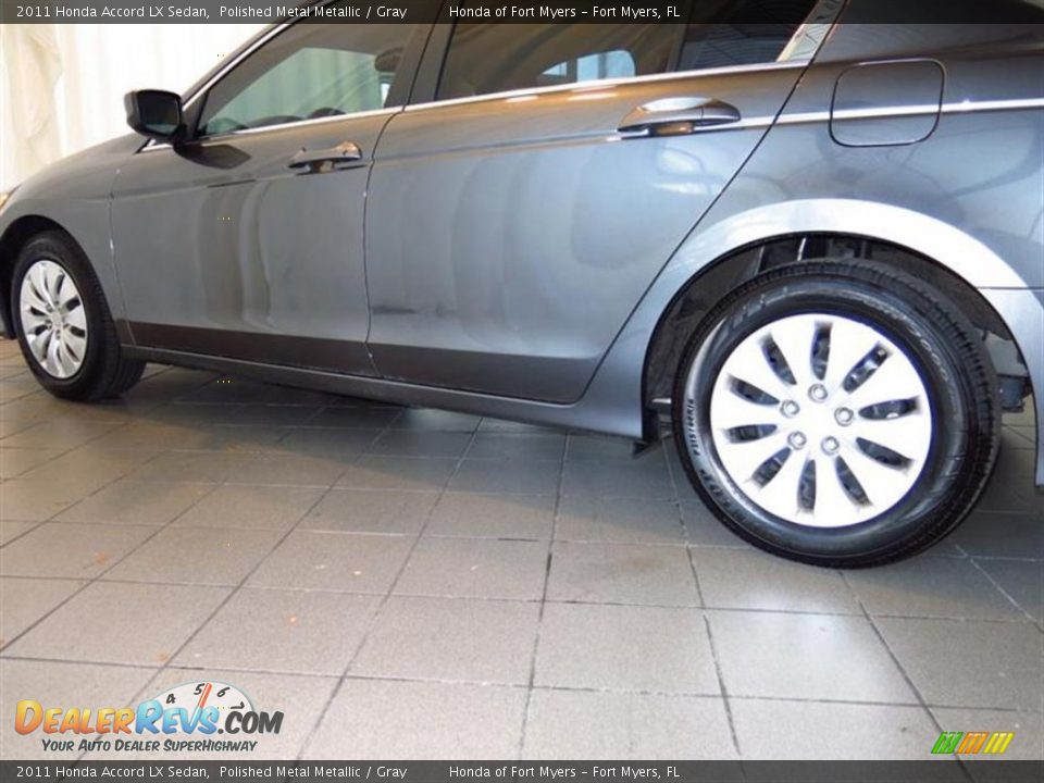 2011 Honda Accord LX Sedan Polished Metal Metallic / Gray Photo #6