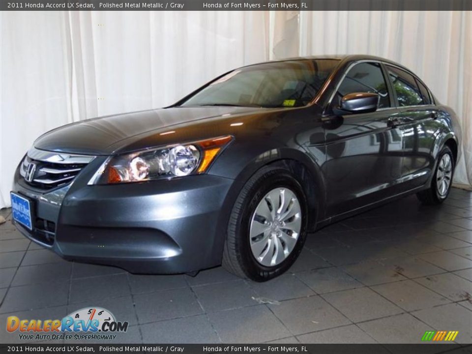 2011 Honda Accord LX Sedan Polished Metal Metallic / Gray Photo #7