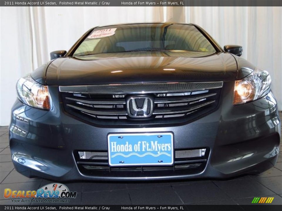 2011 Honda Accord LX Sedan Polished Metal Metallic / Gray Photo #8