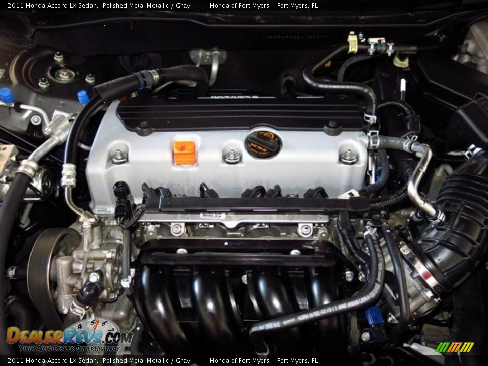 2011 Honda Accord LX Sedan Polished Metal Metallic / Gray Photo #9