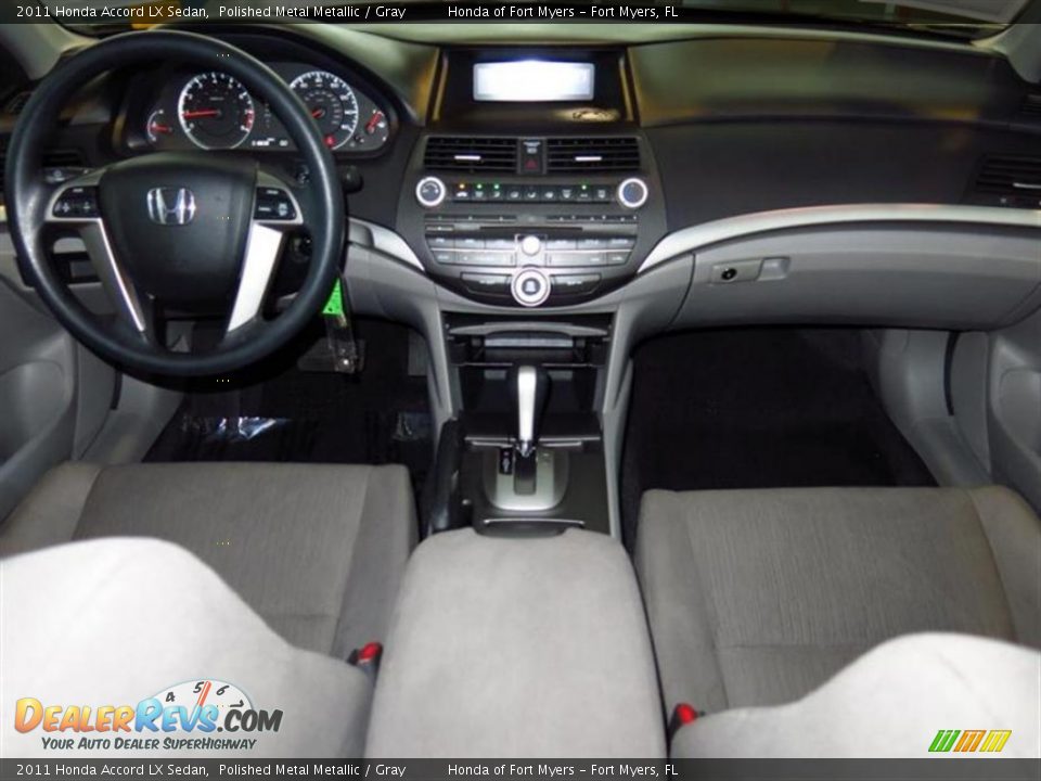 2011 Honda Accord LX Sedan Polished Metal Metallic / Gray Photo #10