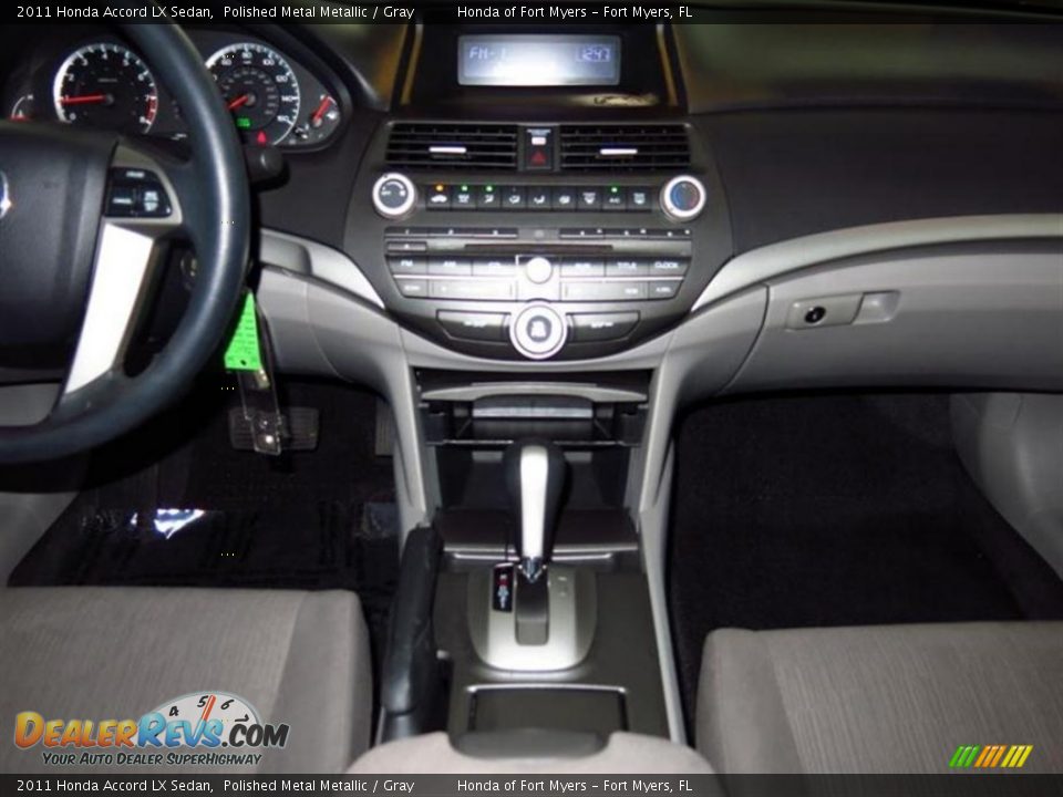 2011 Honda Accord LX Sedan Polished Metal Metallic / Gray Photo #12