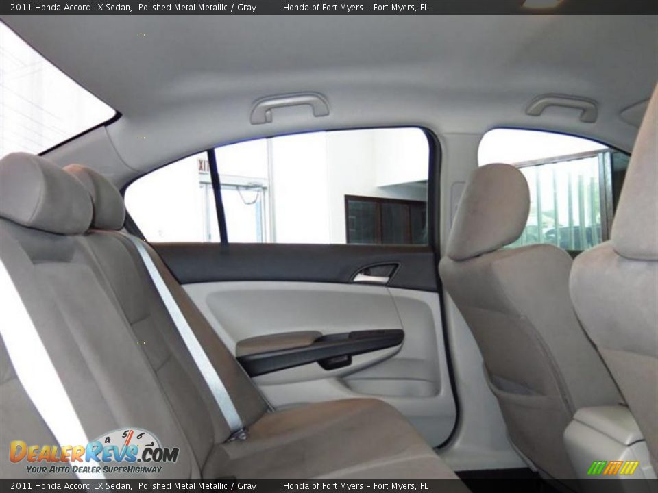 2011 Honda Accord LX Sedan Polished Metal Metallic / Gray Photo #14