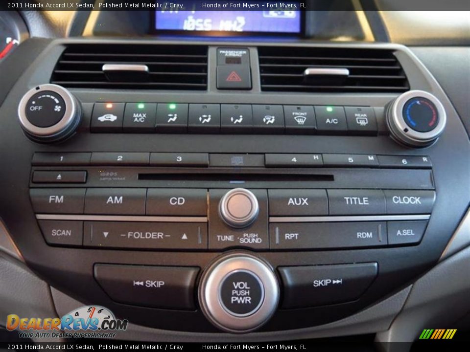2011 Honda Accord LX Sedan Polished Metal Metallic / Gray Photo #19