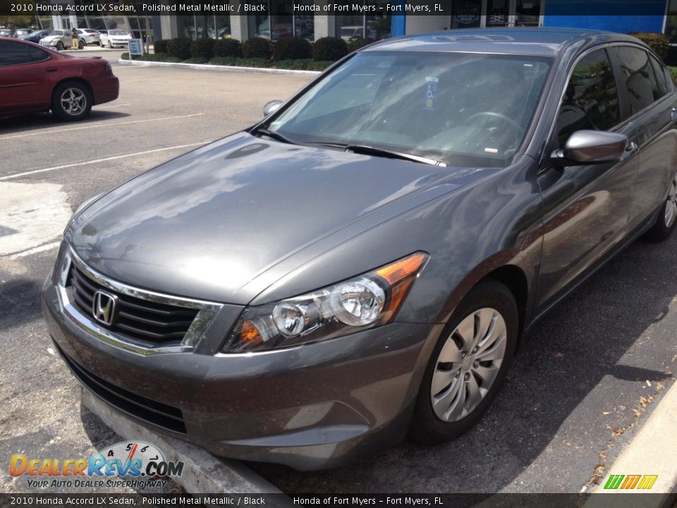 2010 Honda Accord LX Sedan Polished Metal Metallic / Black Photo #1