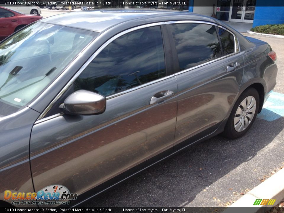 2010 Honda Accord LX Sedan Polished Metal Metallic / Black Photo #6