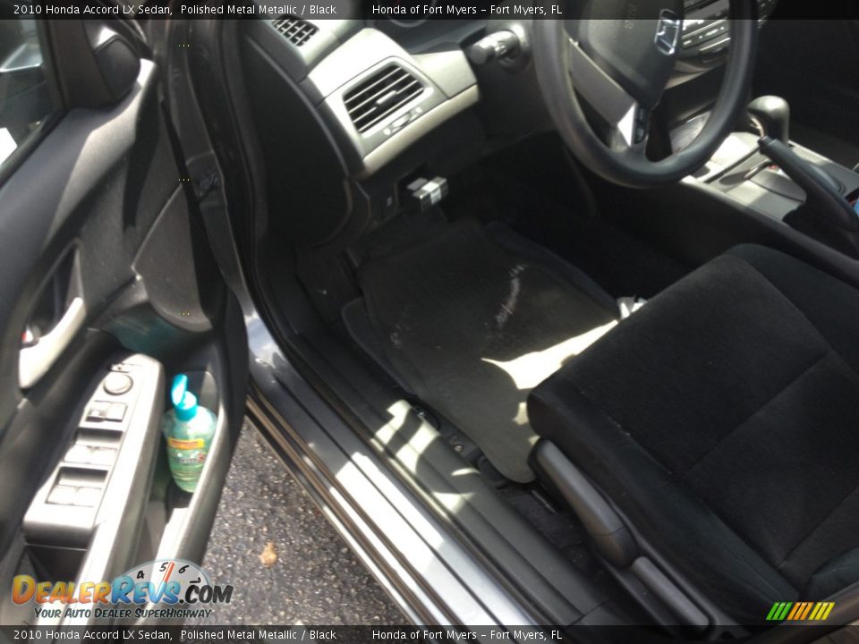 2010 Honda Accord LX Sedan Polished Metal Metallic / Black Photo #8