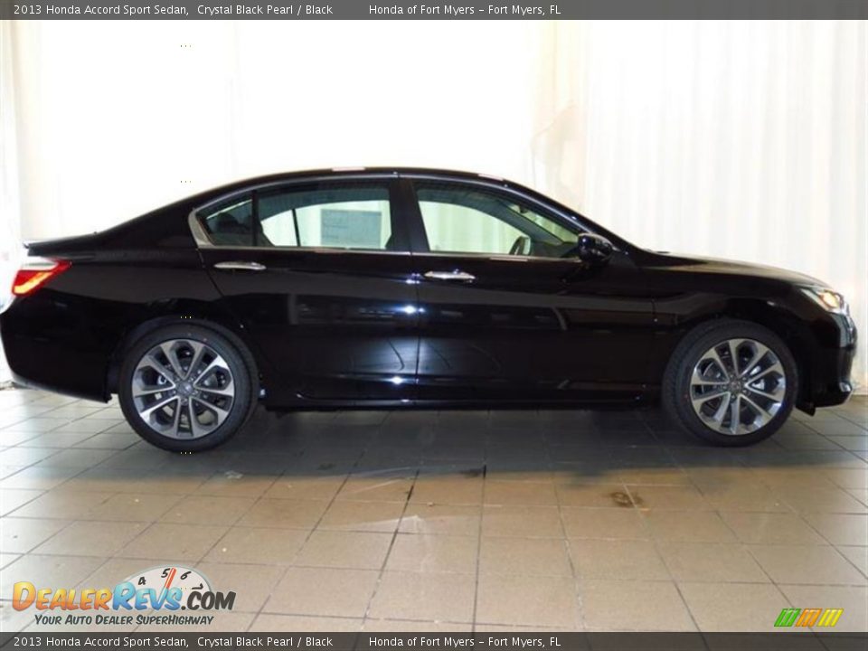 2013 Honda Accord Sport Sedan Crystal Black Pearl / Black Photo #2