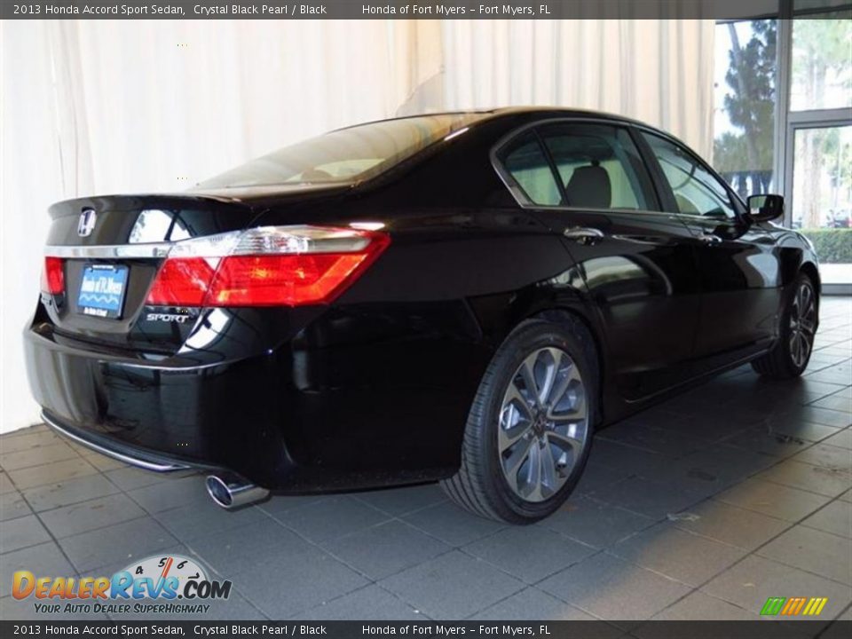 2013 Honda Accord Sport Sedan Crystal Black Pearl / Black Photo #3