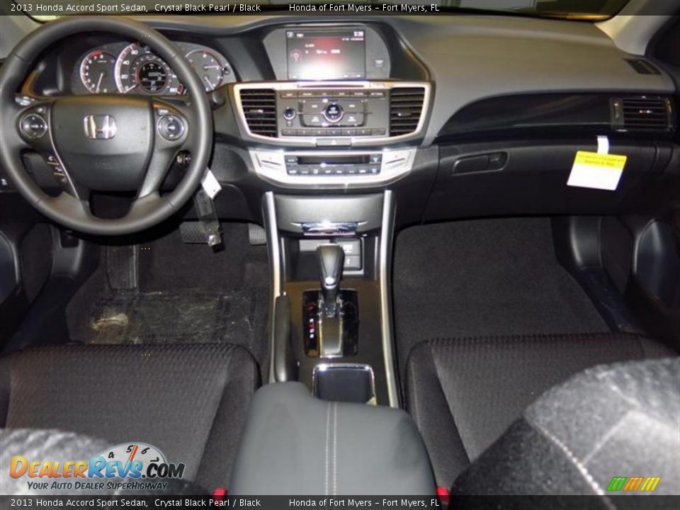 2013 Honda Accord Sport Sedan Crystal Black Pearl / Black Photo #4