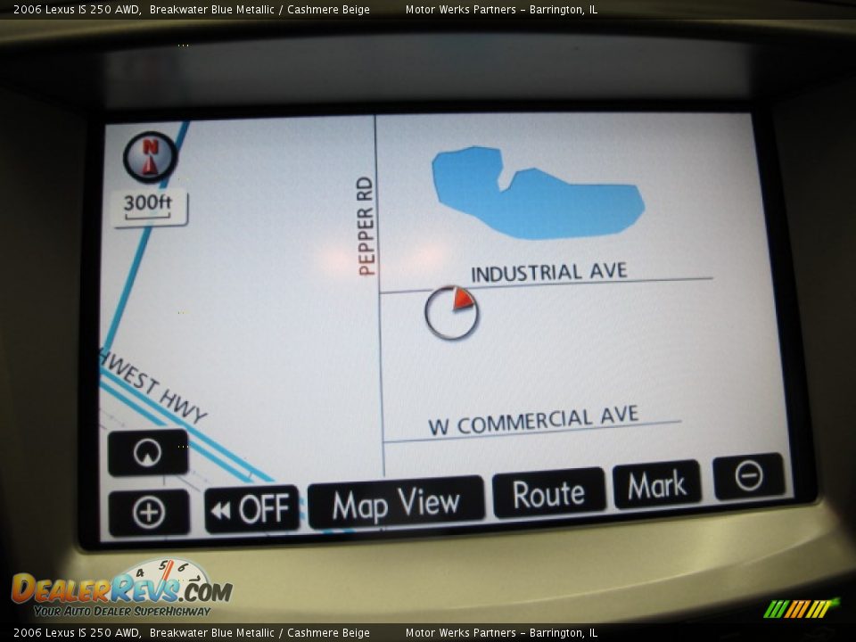 2006 Lexus IS 250 AWD Breakwater Blue Metallic / Cashmere Beige Photo #28