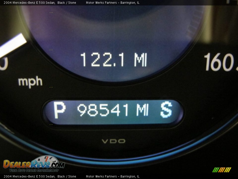 2004 Mercedes-Benz E 500 Sedan Black / Stone Photo #26