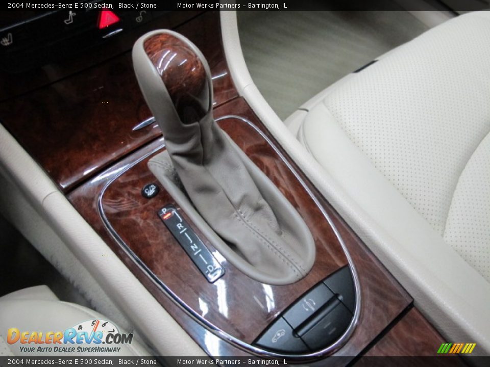 2004 Mercedes-Benz E 500 Sedan Black / Stone Photo #29