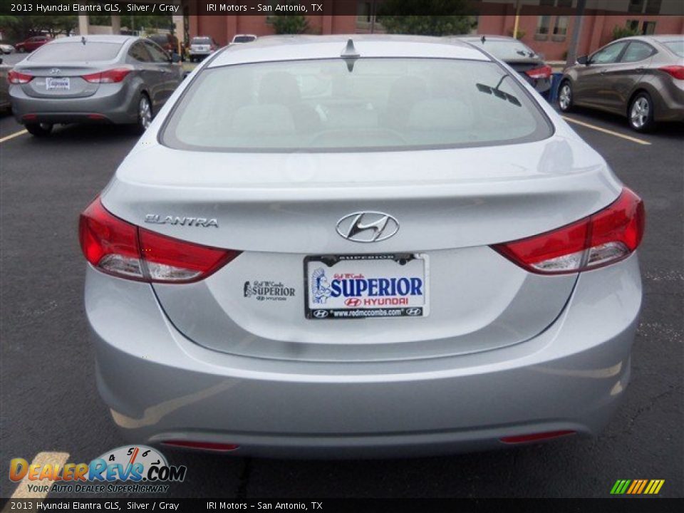 2013 Hyundai Elantra GLS Silver / Gray Photo #5
