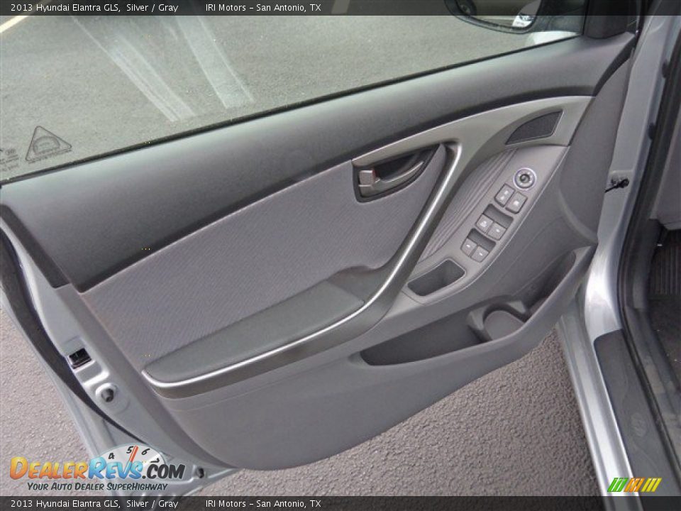 2013 Hyundai Elantra GLS Silver / Gray Photo #6
