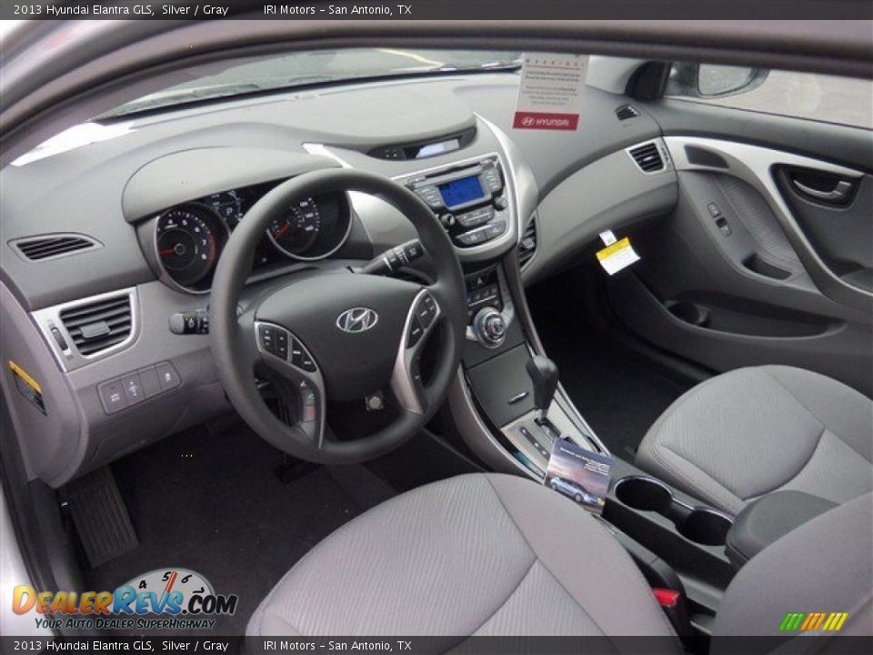 2013 Hyundai Elantra GLS Silver / Gray Photo #7