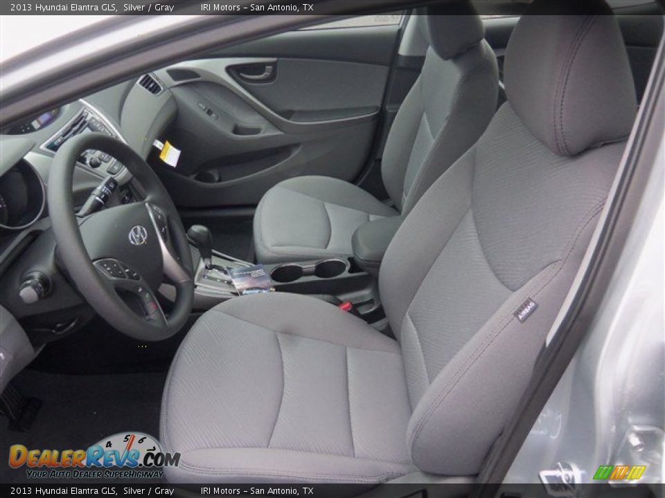 2013 Hyundai Elantra GLS Silver / Gray Photo #8