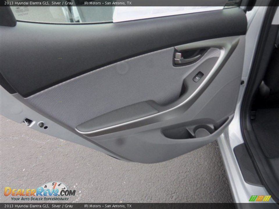2013 Hyundai Elantra GLS Silver / Gray Photo #9