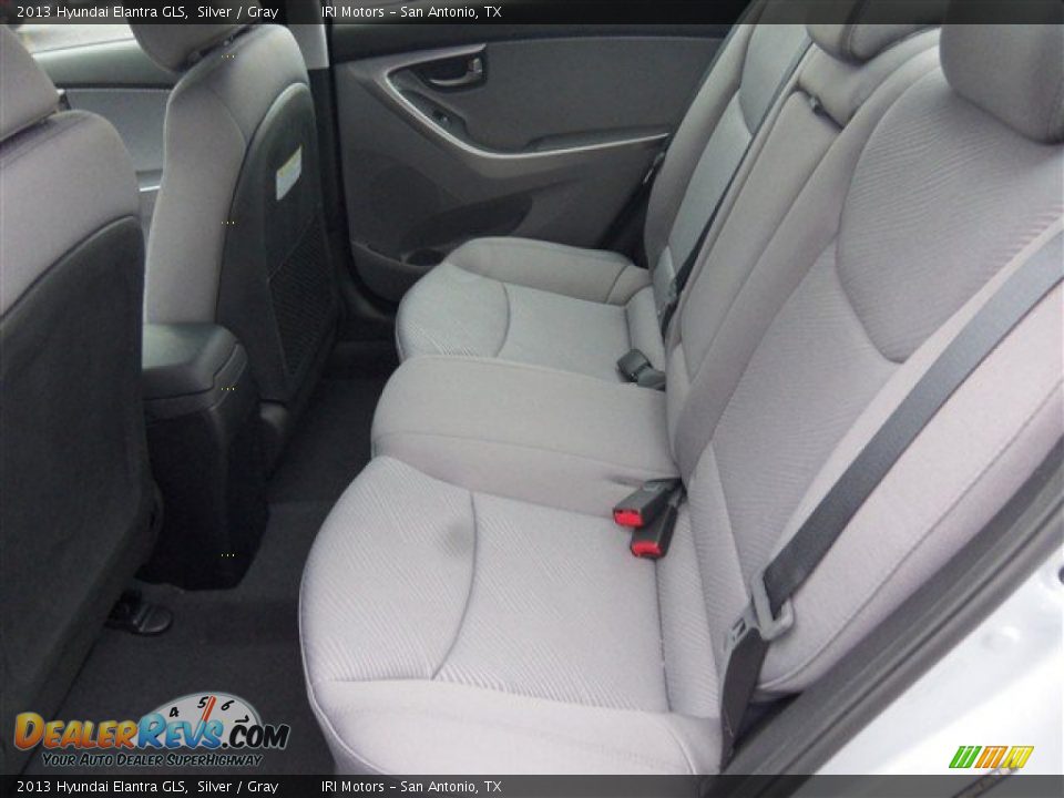 2013 Hyundai Elantra GLS Silver / Gray Photo #10