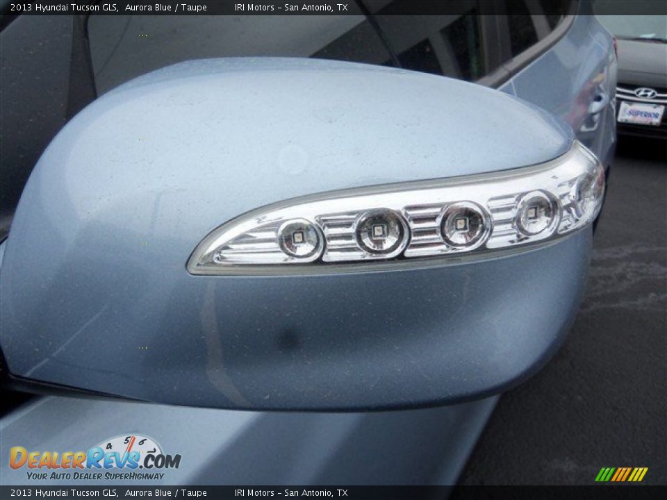 2013 Hyundai Tucson GLS Aurora Blue / Taupe Photo #4