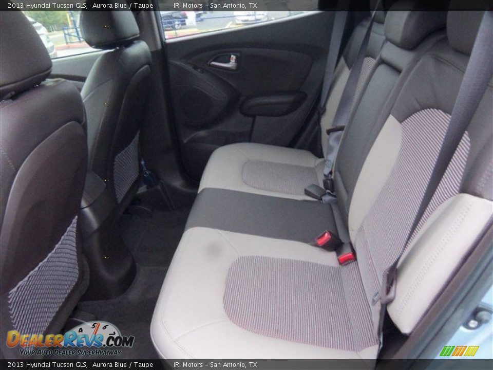 2013 Hyundai Tucson GLS Aurora Blue / Taupe Photo #12
