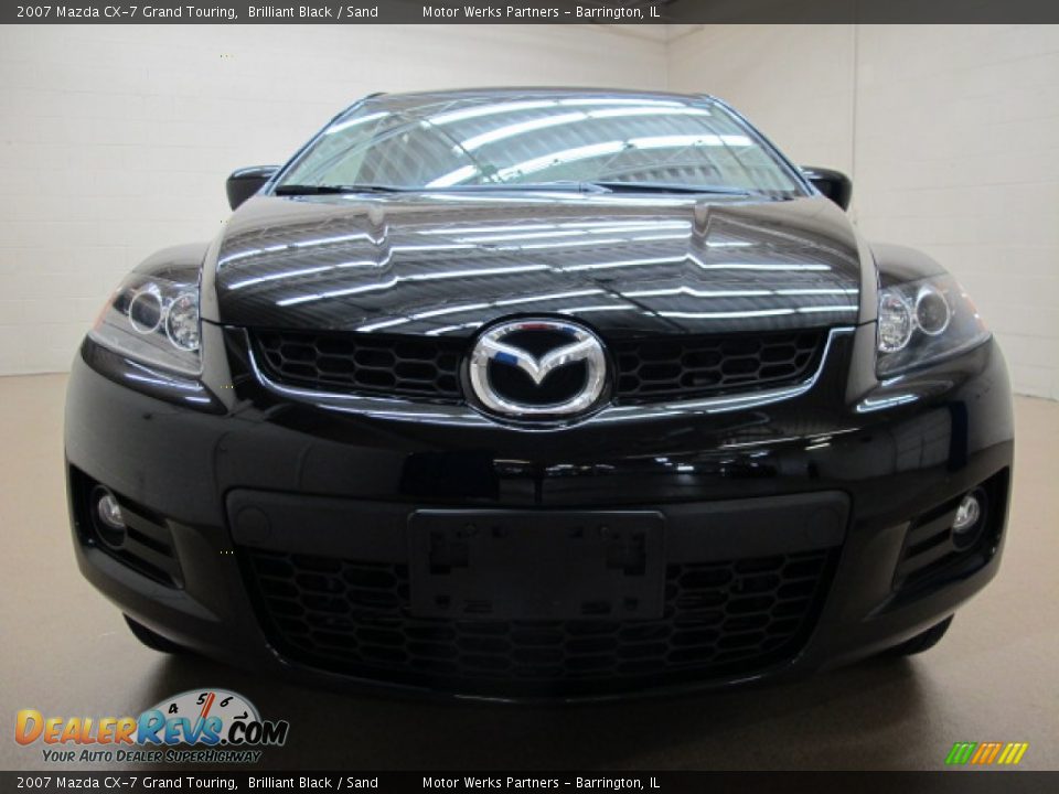 2007 Mazda CX-7 Grand Touring Brilliant Black / Sand Photo #2