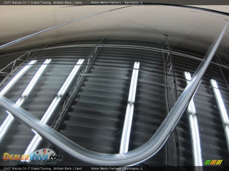 2007 Mazda CX-7 Grand Touring Brilliant Black / Sand Photo #10