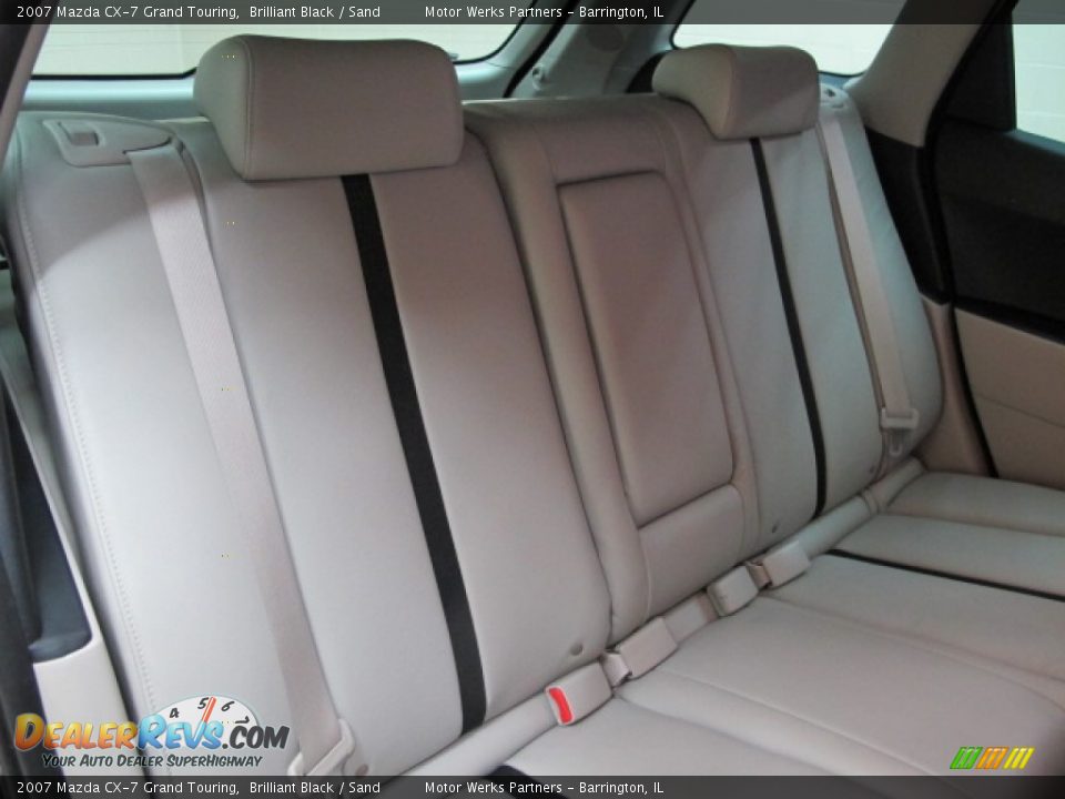2007 Mazda CX-7 Grand Touring Brilliant Black / Sand Photo #20