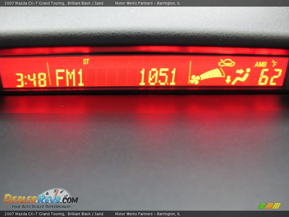 2007 Mazda CX-7 Grand Touring Brilliant Black / Sand Photo #27