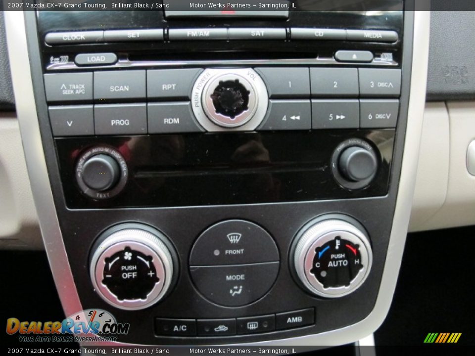 2007 Mazda CX-7 Grand Touring Brilliant Black / Sand Photo #28