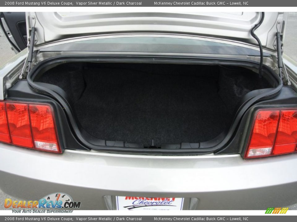 2008 Ford Mustang V6 Deluxe Coupe Vapor Silver Metallic / Dark Charcoal Photo #13