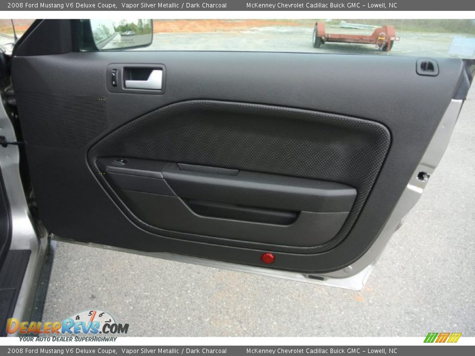 2008 Ford Mustang V6 Deluxe Coupe Vapor Silver Metallic / Dark Charcoal Photo #15
