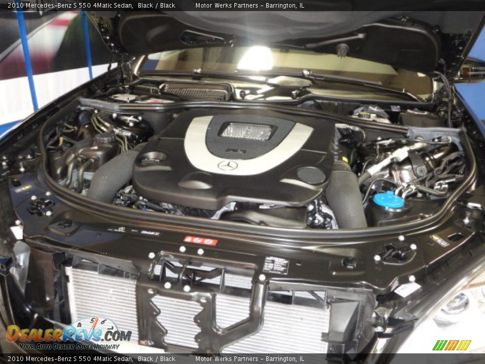 2010 Mercedes-Benz S 550 4Matic Sedan Black / Black Photo #23