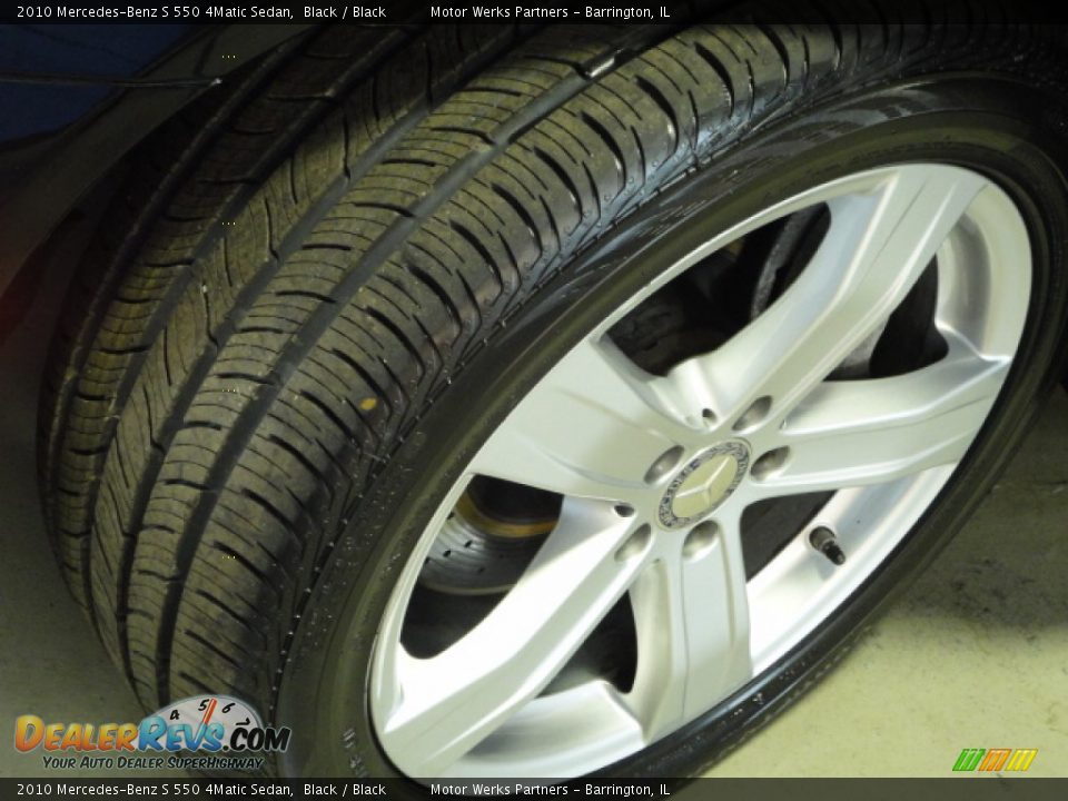 2010 Mercedes-Benz S 550 4Matic Sedan Black / Black Photo #25