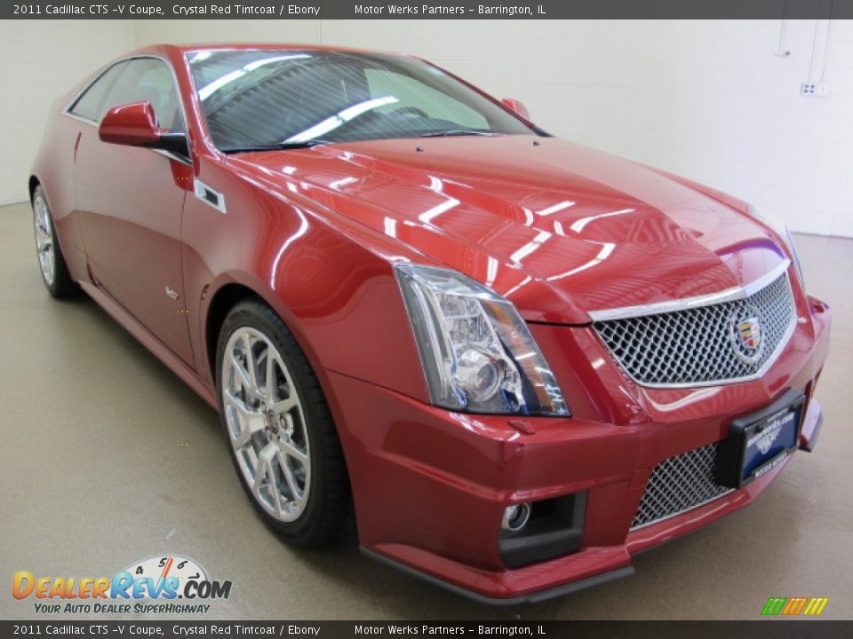 2011 Cadillac CTS -V Coupe Crystal Red Tintcoat / Ebony Photo #1