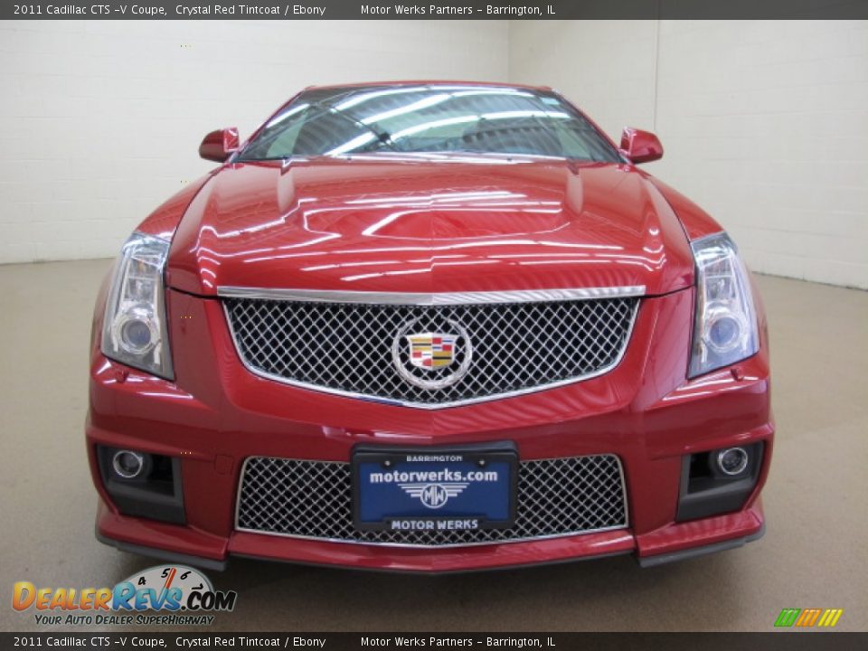 2011 Cadillac CTS -V Coupe Crystal Red Tintcoat / Ebony Photo #2