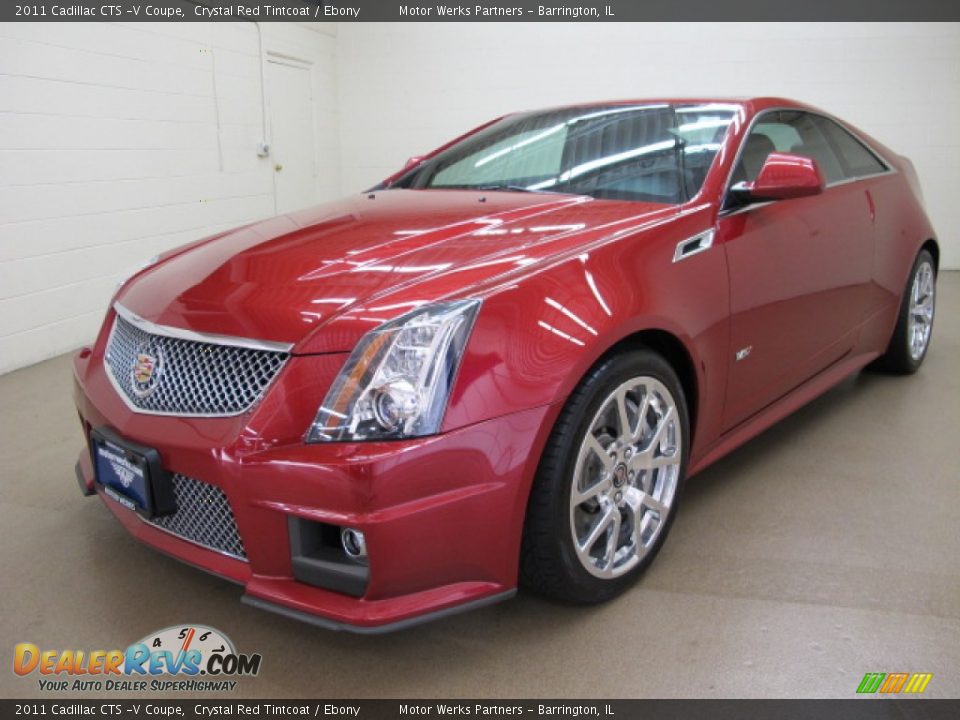 2011 Cadillac CTS -V Coupe Crystal Red Tintcoat / Ebony Photo #3