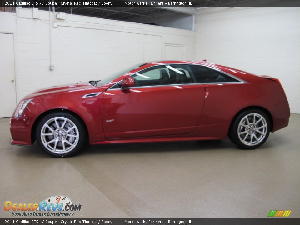 Crystal Red Tintcoat 2011 Cadillac CTS -V Coupe Photo #4
