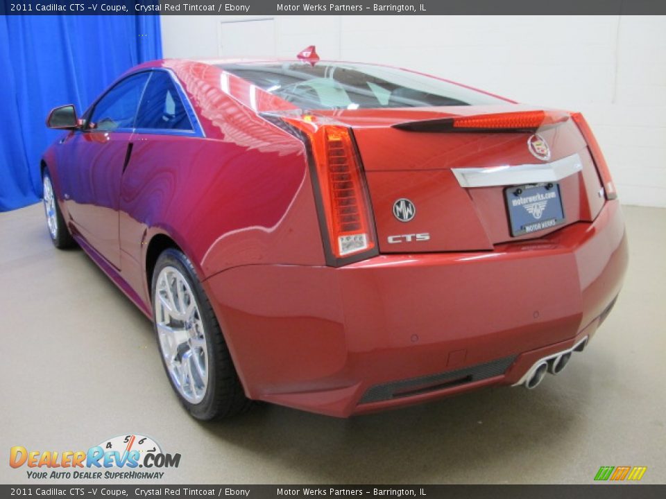 2011 Cadillac CTS -V Coupe Crystal Red Tintcoat / Ebony Photo #5