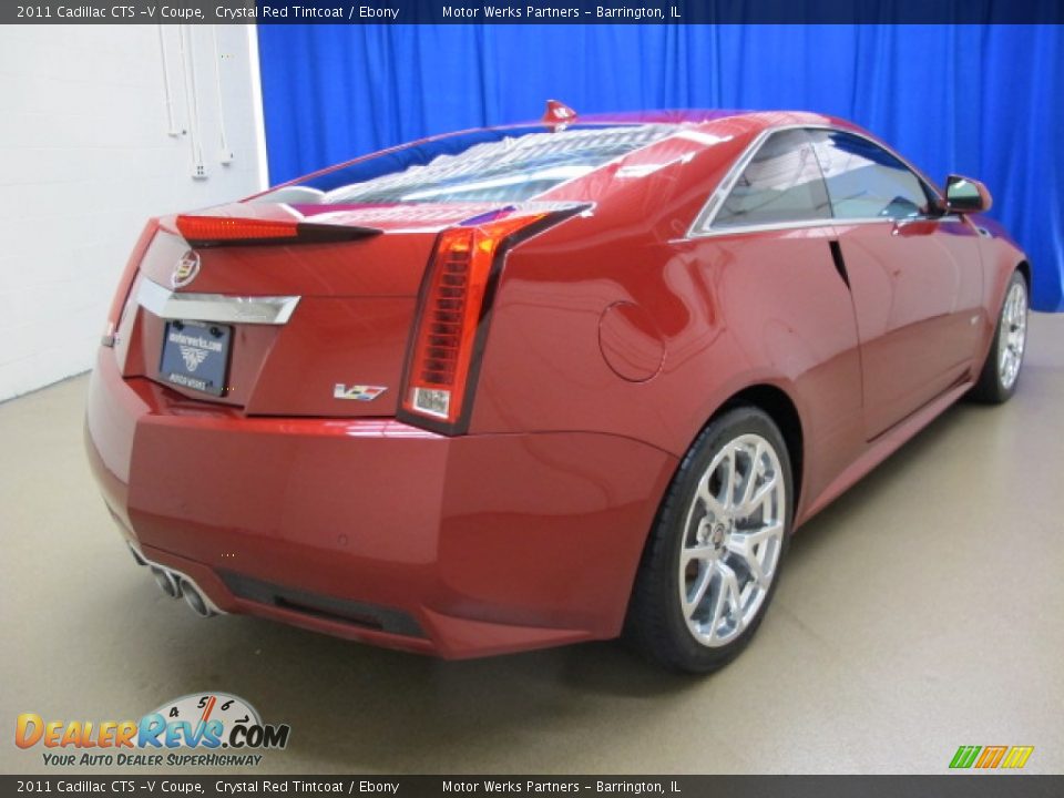 2011 Cadillac CTS -V Coupe Crystal Red Tintcoat / Ebony Photo #7