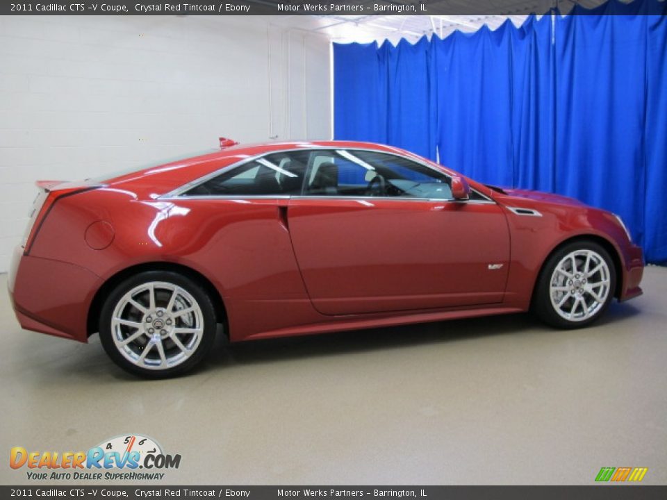 Crystal Red Tintcoat 2011 Cadillac CTS -V Coupe Photo #8
