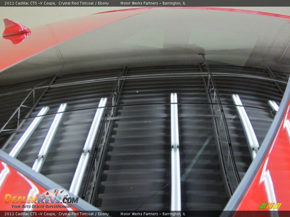 2011 Cadillac CTS -V Coupe Crystal Red Tintcoat / Ebony Photo #10