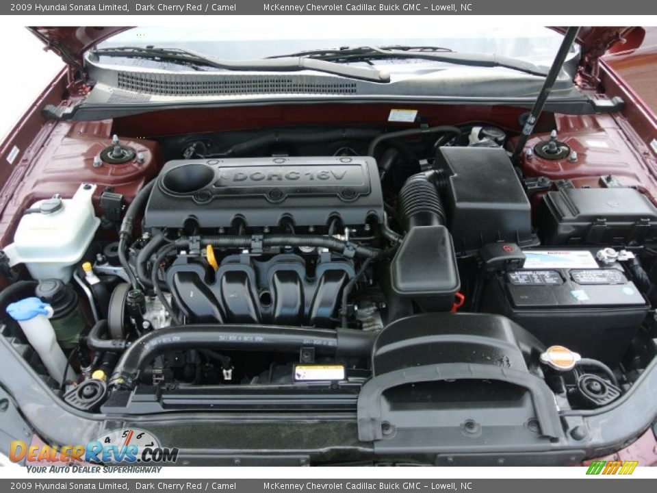 2009 Hyundai Sonata Limited 2.4 Liter DOHC 16V VVT 4 Cylinder Engine Photo #20