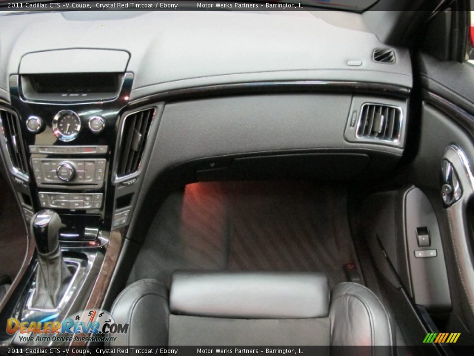 2011 Cadillac CTS -V Coupe Crystal Red Tintcoat / Ebony Photo #21
